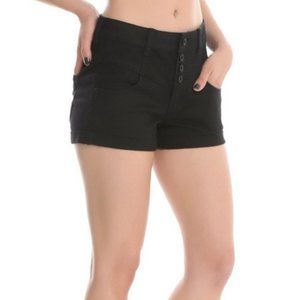 Hot Topic Blackheart High-Waisted Shorts Size 13